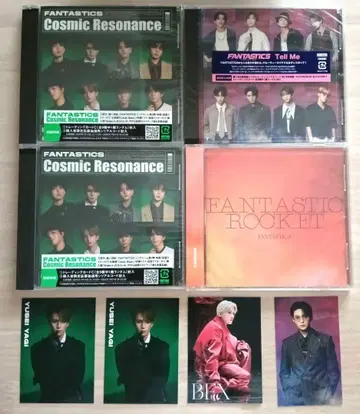 FANTASTICS CD 4장, 야기 유세이 트레이딩 카드 4장 세트