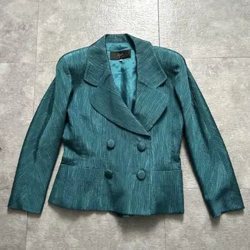 90s 빈티지 긴자 매기 실크 더블 브레스트 자켓 L 사이즈