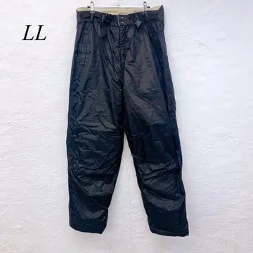 e5226 LL 스키 팬츠 블랙 안감 부착 방한 발수 가공 허리밴딩 사양