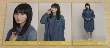 노기자카46 브로마이드 엔도 사쿠라 데님 원피스 3종 컴프