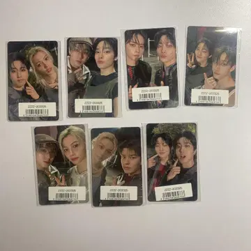 Straykids GIANT 유닛 트레이딩 카드 7장 세트