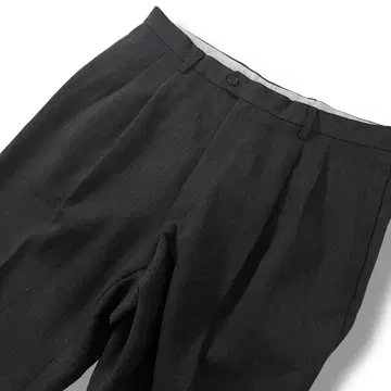 90s 와이드 슬랙스 울 브라운 투 턱 빈티지 아메카지