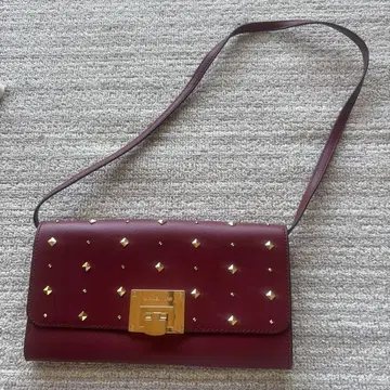 Michael Kors 버건디 숄더백