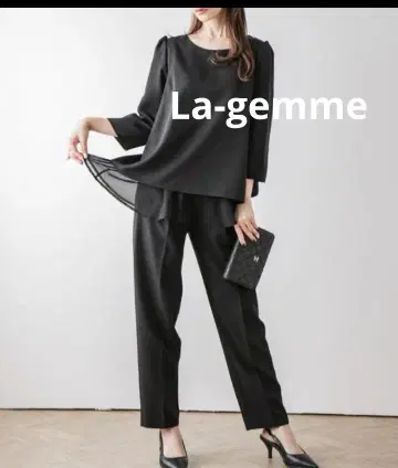 라지엠 La-gemme 백 레이스 포멀 상하의 세트