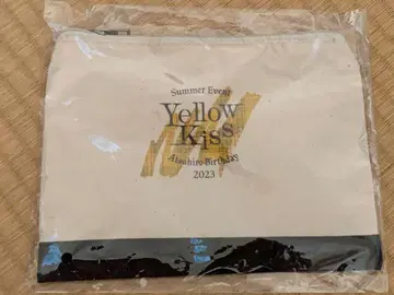 사토 아츠히로 벌스데이 이벤트 yellow kiss 파우치