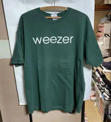 90's WEEZER 위저 록 뮤직 티셔츠 XL 새상품급
