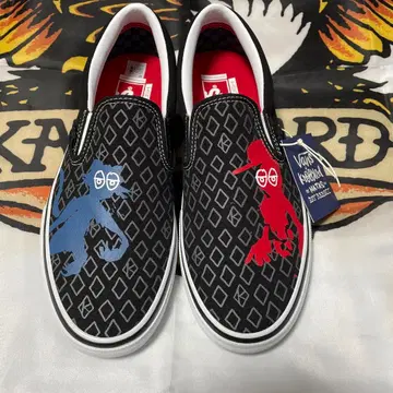 미사용 새상품 vans x krooked skate slip-on