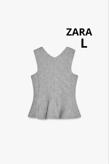 페플럼 상의 ZARA 상의 여성용 자라