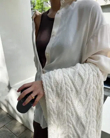 Plage [WEB 롯폰기점 한정판] Washable Fibril 셔츠