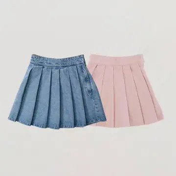 Treat Girl's denim skirt blue M