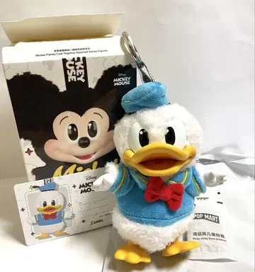 정품 POPMART 미키 패밀리 봉제 인형 펜던트 도날드