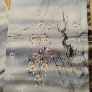 주야 오비 겨울 풍경과 꽃들