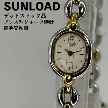 데드스탁품 SUNLOAD 선로드 블레스형 쿼츠 손목시계 배터리 교환 완료