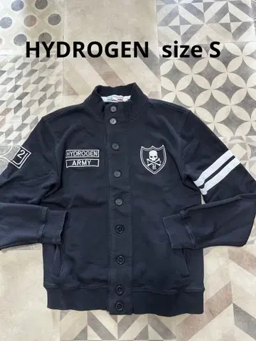 HYDROGEN 스컬 디자인 트레이닝복 맨투맨 블랙 사이즈 S