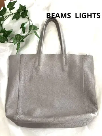 빔즈 레더 토트 소가죽 안감 포함 그레이 새상품급