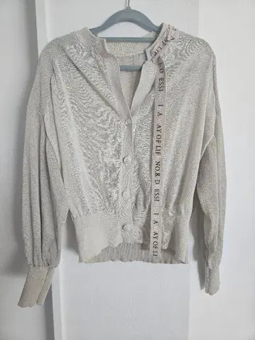 Eimee Law 에이미 로 리본 테이프 가디건