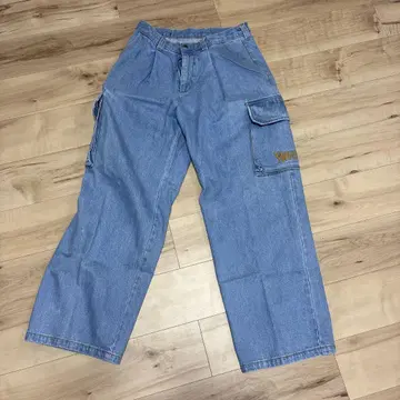 9090 x younger song Denim Cargo Pants