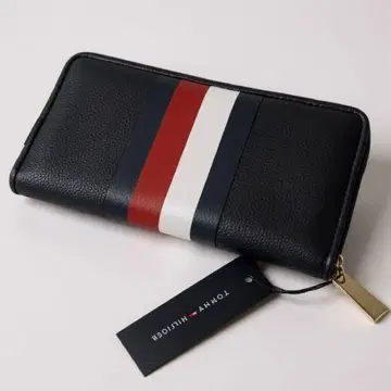 새상품 Tommy Hilfiger 장지갑 지갑 트리코 네이비