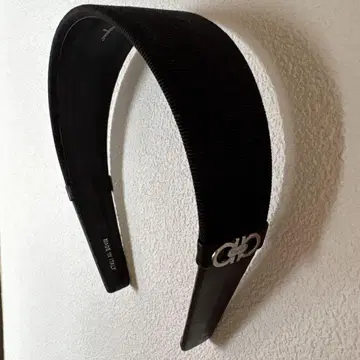 Salvatore Ferragamo 블랙 헤어밴드