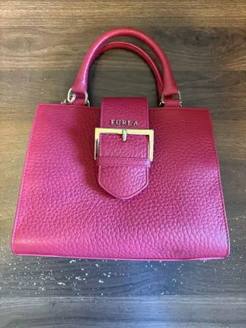 FURLA 핑크 가죽 백