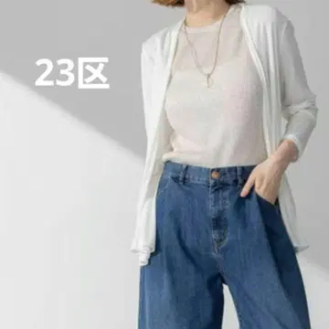 23구 멀티 기능 시어 숏 가디건 화이트 38 사이즈
