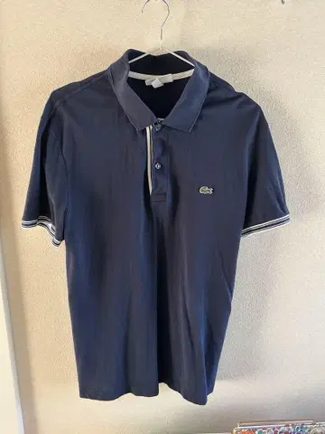 Lacoste 네이비 피케 셔츠 US M