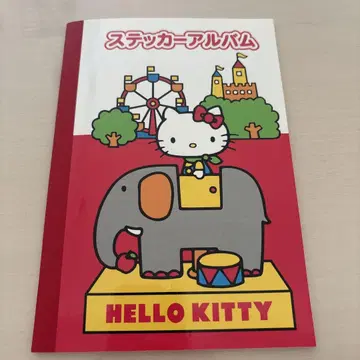헬로키티 키티 씰북 씰 노트 헤이세이 레트로
