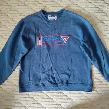 GUESS 90s 맨투맨 트레이닝복 네이비 S-M 빈티지 구제 의류