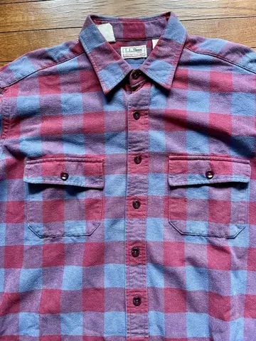 80's 미국제 LL Bean 플란넬 셔츠 XL 빅 사이즈 빈티지
