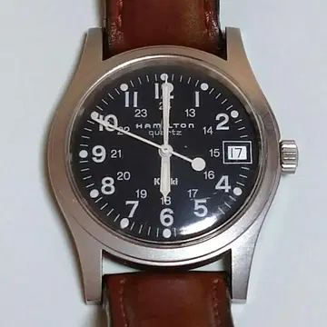 해밀턴 카키 쿼츠 32mm 블랙 정크제품
