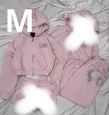 90 로고 글리터 9090girl 셋업