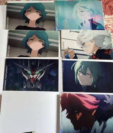 기동전사 건담 수성의 마녀 가샤폰 클리어 비주얼 포스터 7매 일괄 판매