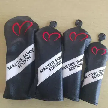 새상품급 MASTER BUNNY EDITION 골프헤드커버 4개 세트