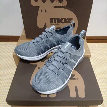 moz 블루(그레이) 메쉬 스니커즈 24cm