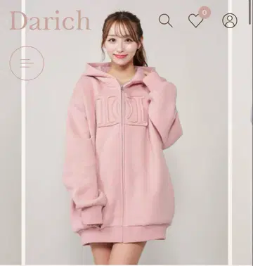아플리케 DD 로고 후드티 핑크 PNK PINK Darich 다리치