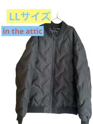 남성용 충전솜 퀼팅 집업 점퍼 LL 사이즈