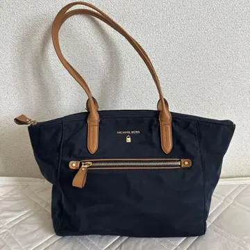 MICHAEL KORS 네이비 토트백
