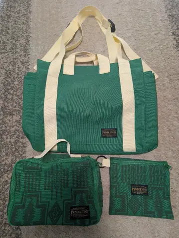 PENDLETON 그린 토트백 세트