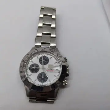 ELGIN 크로노그래프 손목시계 화이트