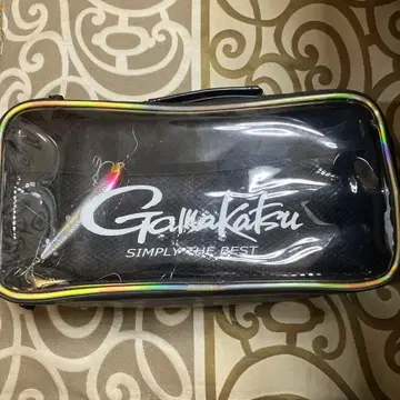 Gamakatsu 낚시용 가방 블랙 투명 포켓 부착 가마가츠