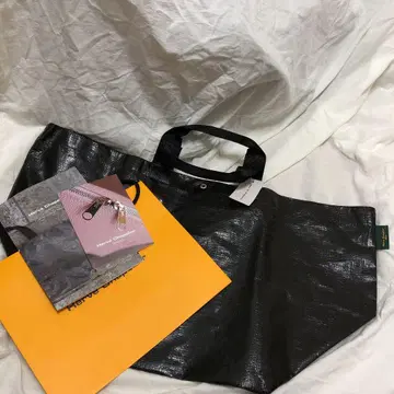 Herve Chapelier 마르쉐 백 블랙