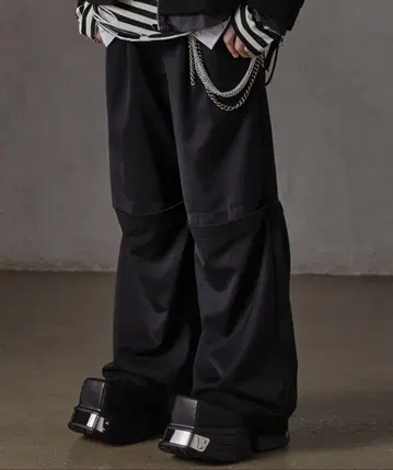 grancy Tulle Layereddesign Slacks