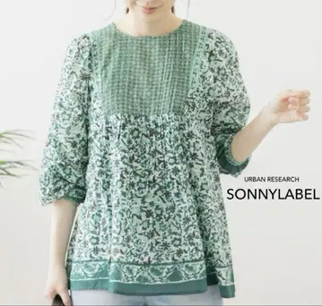 Sonny Label 오리엔탈 플라워 MIX 코튼 블라우스