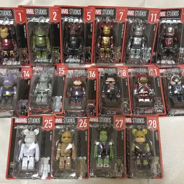 MARVEL BE@RBRICK 해피 복권 베어브릭상 세트
