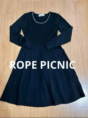 [ ROPE PICNIC ] 로페피크닉 니트 원피스 블랙 38
