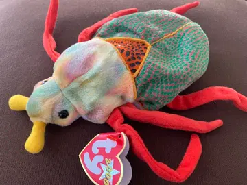 [ 레어템 ] Ty 비니 베이비즈 Scurry 황금 풍뎅이 봉제 인형