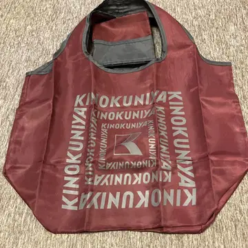KINOKUNIYA 에코백 와인 레드