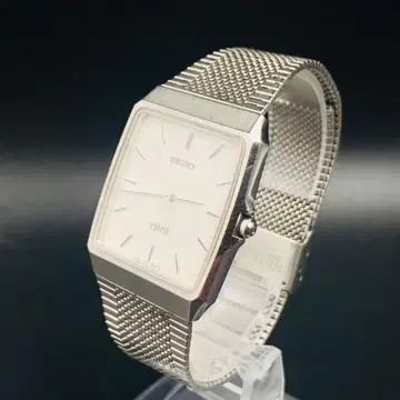 SEIKO SPRIT 스피릿 5e31-5a70 실버 스퀘어 손목시계