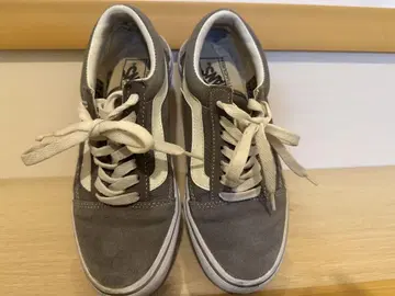 vans 스니커즈 여성용 그레이 스웨이드 22.5