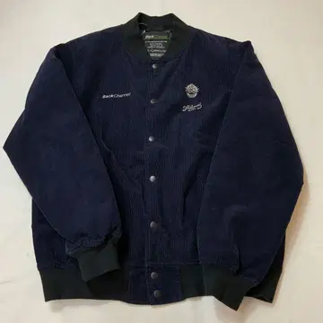 A/W 백 채널 코듀로이 바시티 자켓 블루종 XL